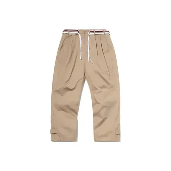 LiNing Knitted Sports Pants Women's Orange Pink