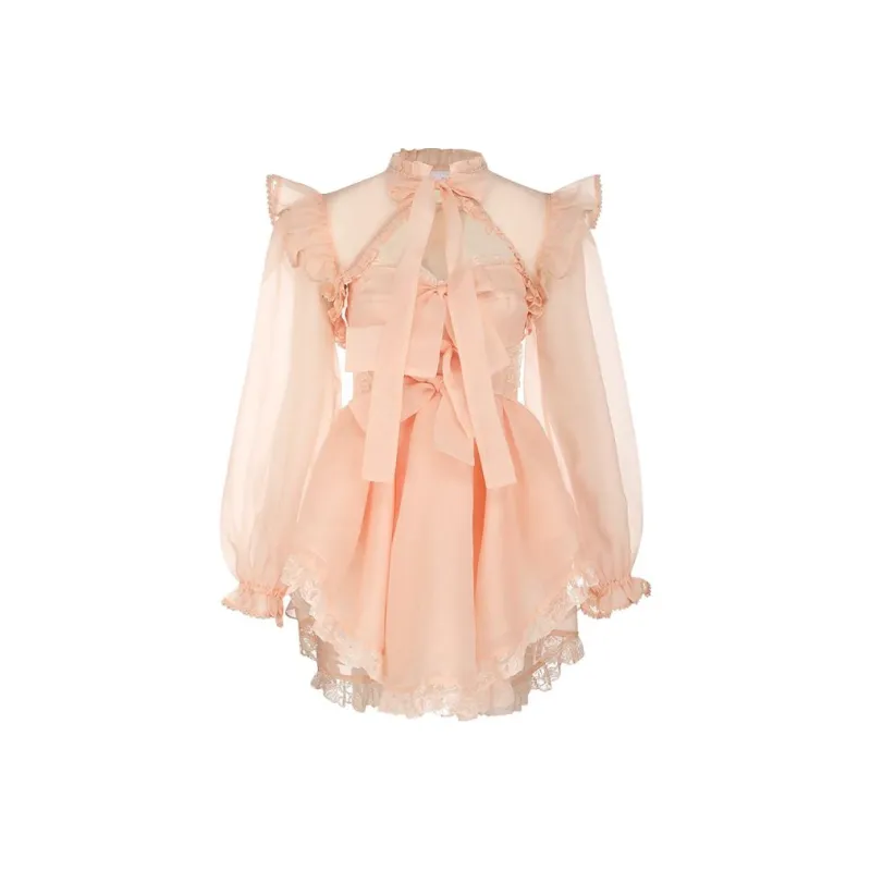 Selkie Long Sleeved Dresses Women's Sandstone Pink-0