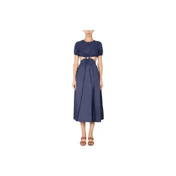 Staud Short Sleeved Dresses Women's Blue
