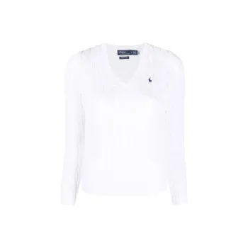 Polo Ralph Lauren Pima Cotton Julianna Ls Pullover White
