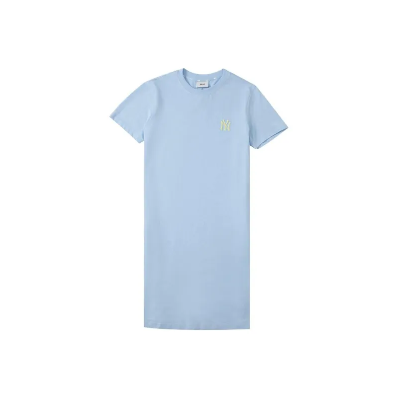 MLB Short Sleeved Dress Women's Blue-0