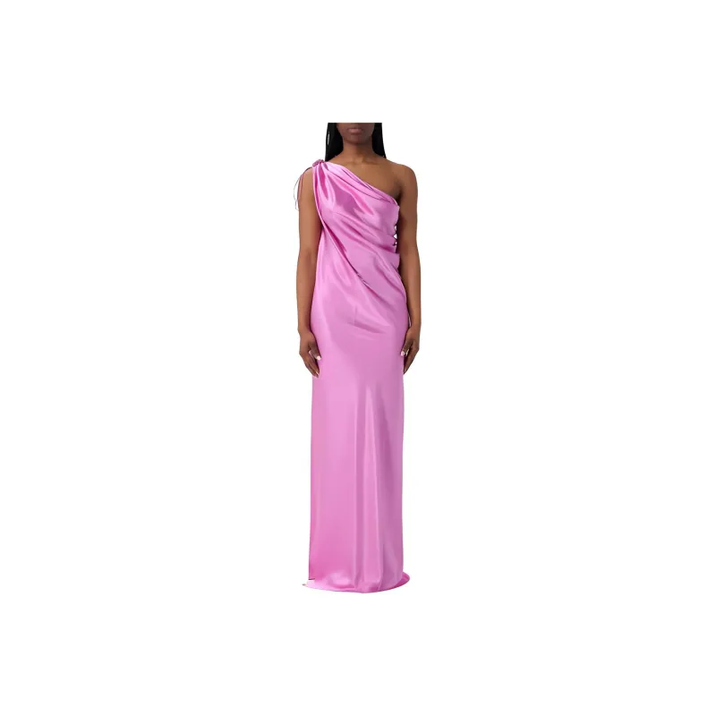 MaxMara Opera One Shoulder Dress-0