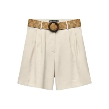 ZARA Casual Shorts Women's Light Gray