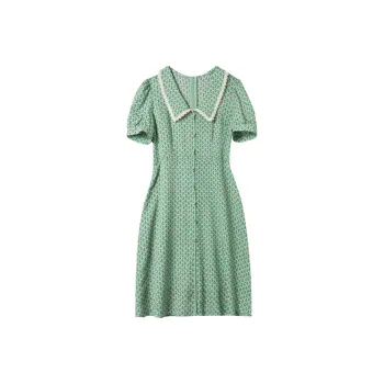 Dme Short Sleeved Dresses Women's Green