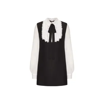 Valentino Dress Women's Black White