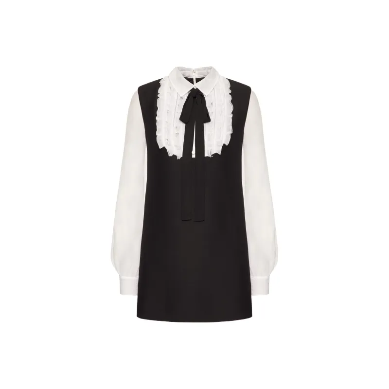 Valentino Dress Women's Black White-0