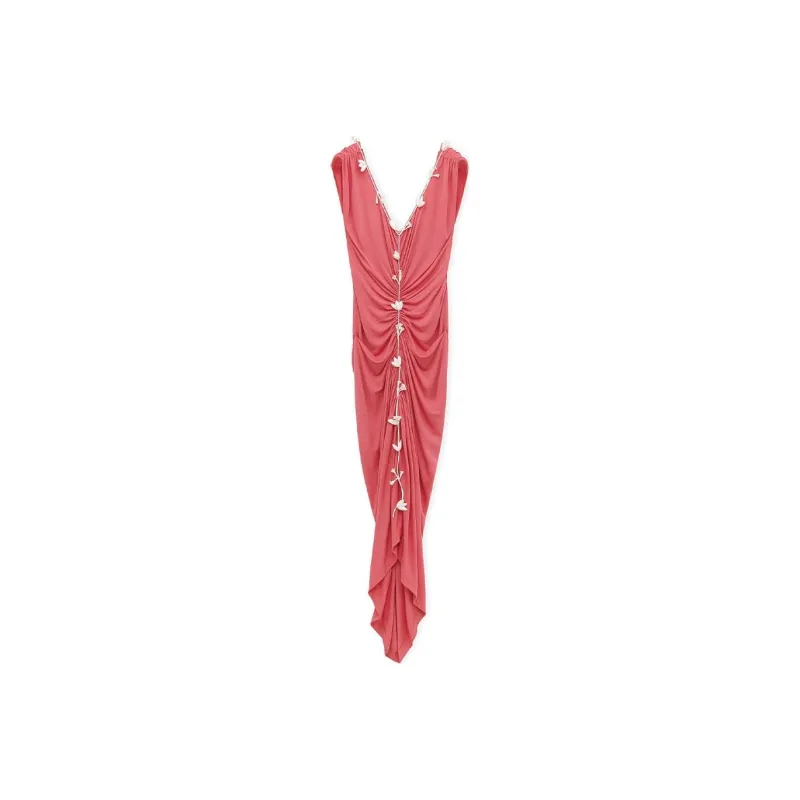 LOEWE SS24 Sleeveless Dress Women's Snow Barbie Pink-0