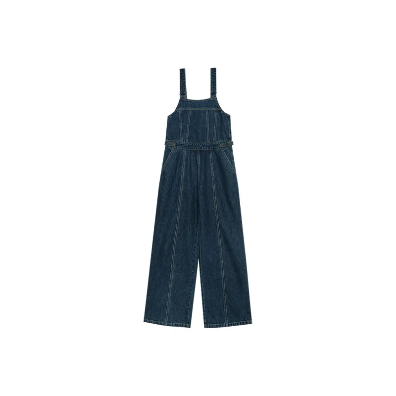 THE SEA LIFE Overalls Women's Denim Blue-0