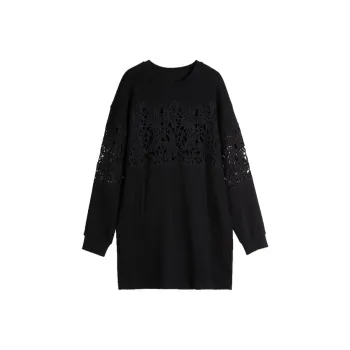 ELLE Long Sleeved Dress Women's Black