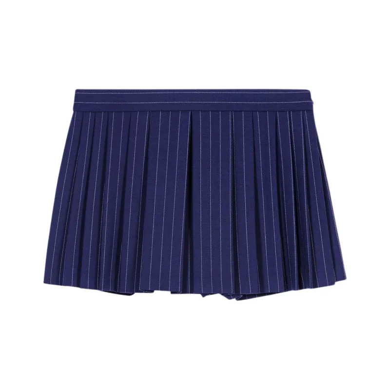 Maje Layered Striped Skort-0