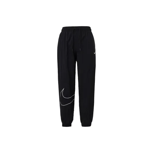 Nike Sportswear Essentials Series Knitted Sports Pants Women's Black