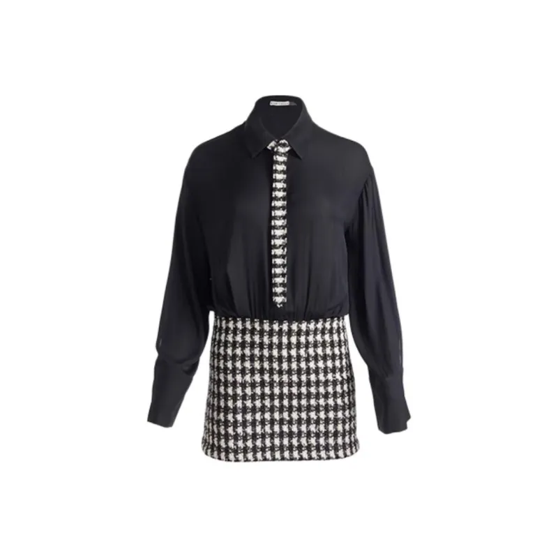 ALICE+OLIVIA Shirt Midi Dress-0