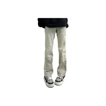 LCEVHZ'S Jeans Women's Yellow Mud