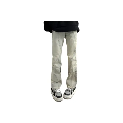 LCEVHZ'S Jeans Women's Yellow Mud