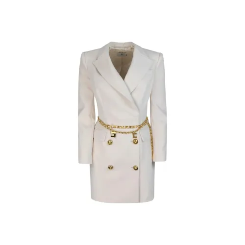 Elisabetta Franchi Belted Stretch Coat Dress