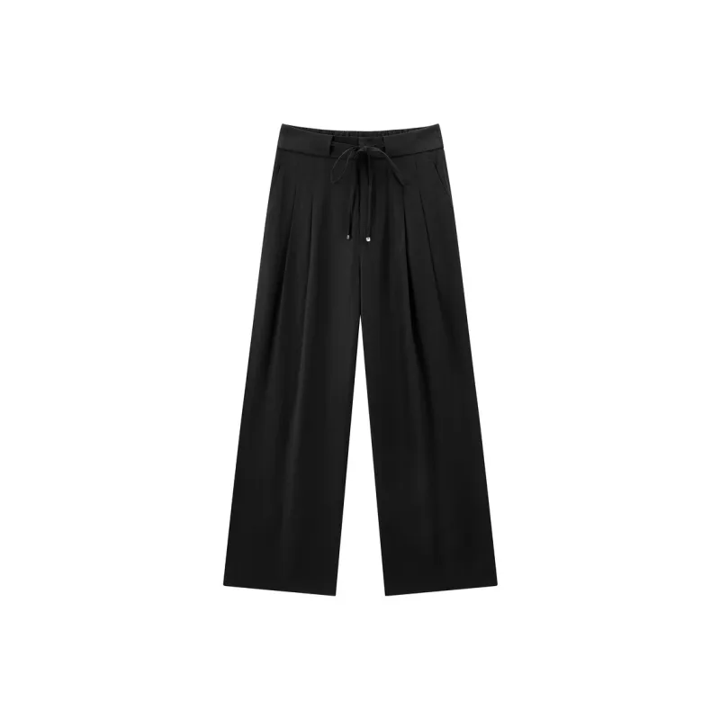 PEACEBIRD Casual Pants Women's Black-0