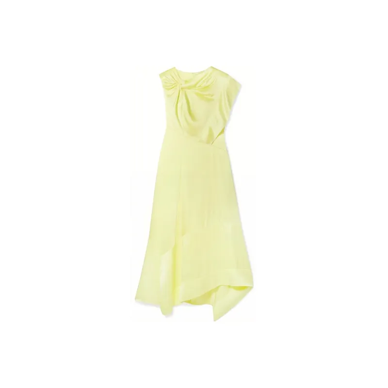 3.1 Phillip Lim Sleeveless Dresses Women's Light Yellow-0