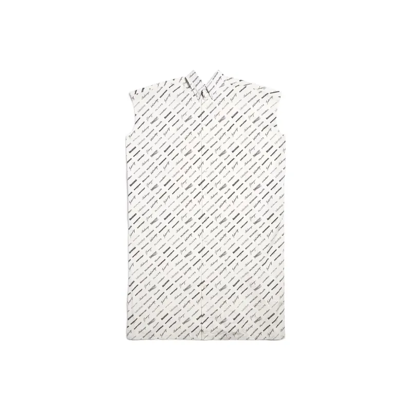 Balenciaga Sleeveless Dress Loose Fit Women's Ecru-0