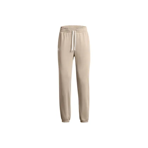 Under Armour UA Rival Terry Knitted Sweatpants Women's Taupe