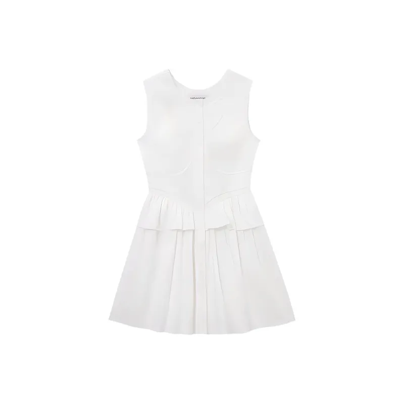 Self portrait Lace Detailed Sleeveless Mini Dress-0
