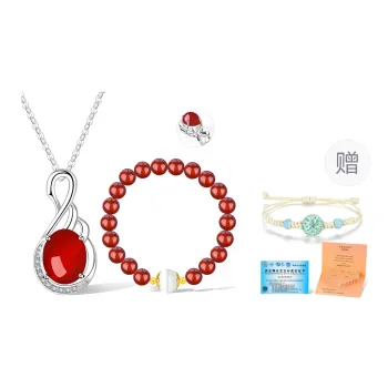 EAST BEAUTY Agate Necklaces Women's