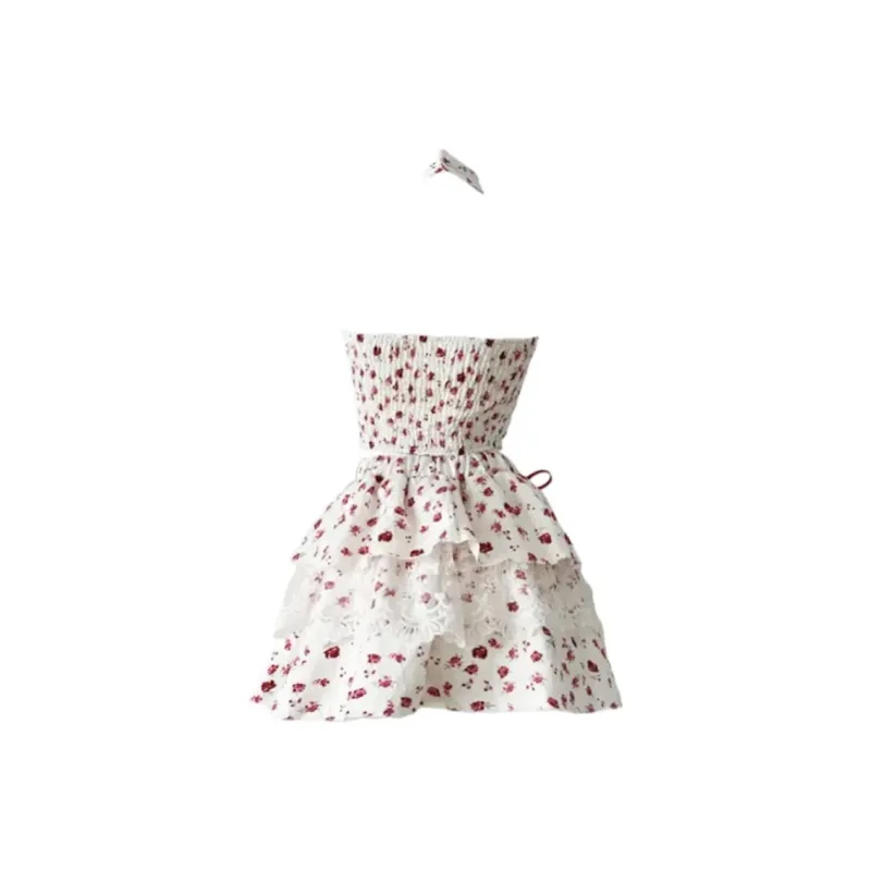 TENNE GIRL Slip Dresses Women's Red-1