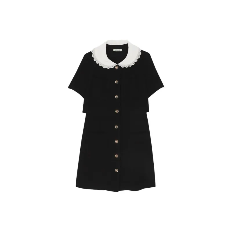 Sandro Short Sleeved Dress Women's-0