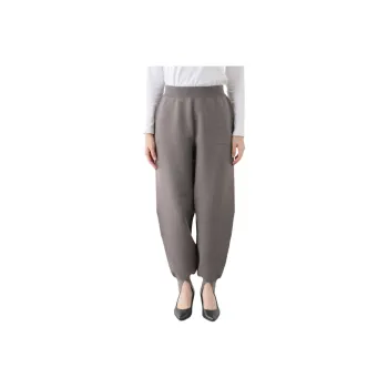 PLAGE Knitted Sports Pants Women's Brown