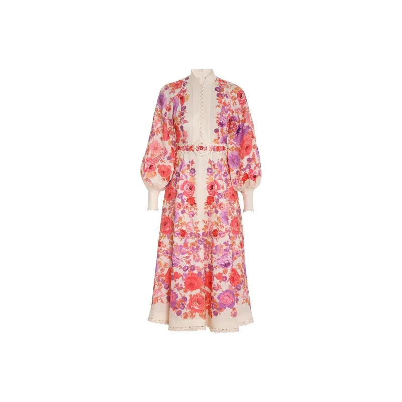 Zimmermann Long-Sleeved Dresses Women's Red-0