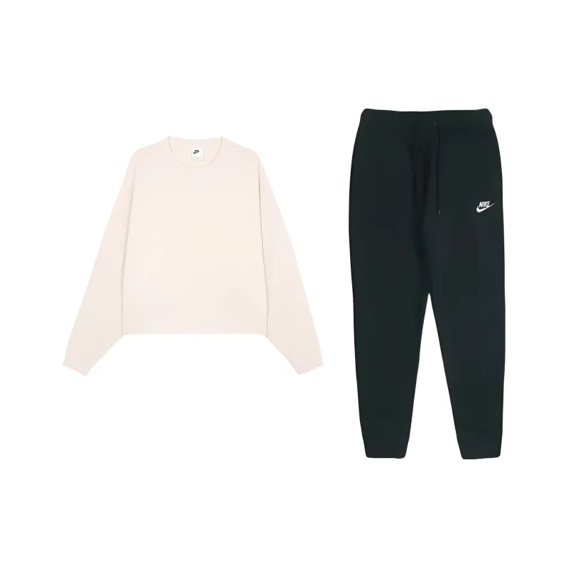 Nike Sportswear Collection Essentials Sweatshirt Set Women's-0