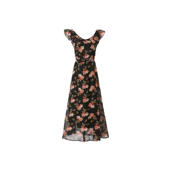 Zukizuki Slip Dresses Women's Black