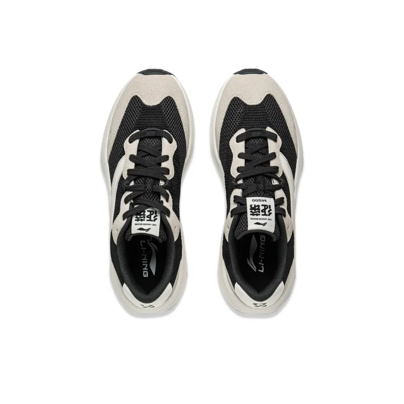 LiNing Honor M500 Cushioning, Slip Resistant, Abrasion Resistant Support Low Top Casual Shoes Men's Gray Black-3