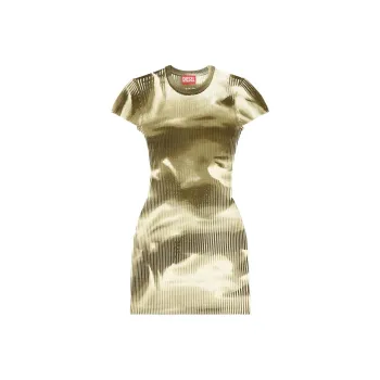 DIESEL FW23 Short-Sleeved Dresses Women's Green