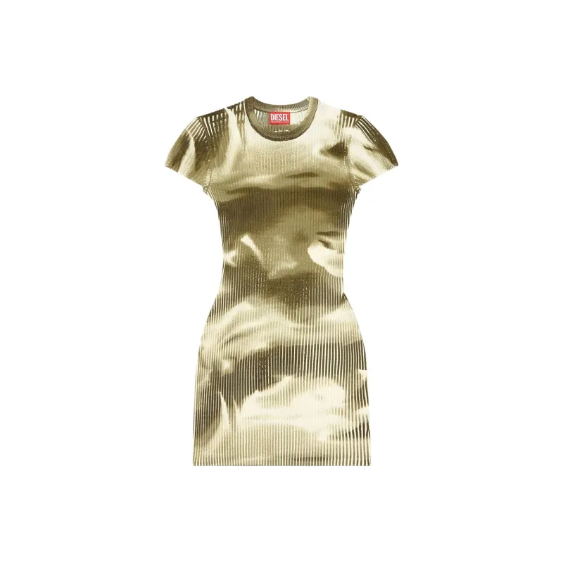 DIESEL FW23 Short-Sleeved Dresses Women's Green-0