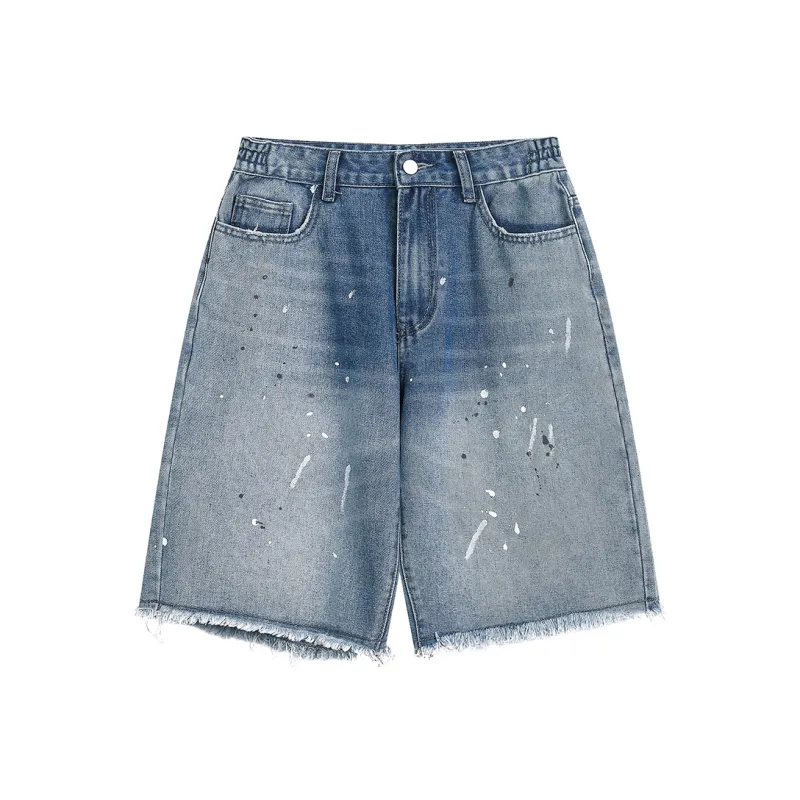 SWAMP AREA Denim Shorts Unisex-5