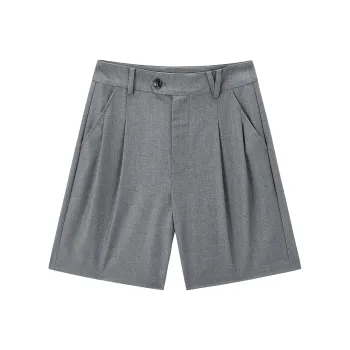 LEDIN Casual Shorts Women's Tin Gray In Stock
