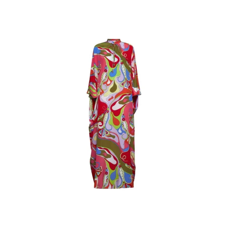 EMILIO PUCCI Abstract pattern Print Maxi Dress-0