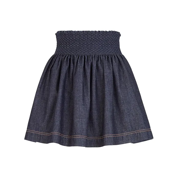FENDI Denim Short Skirts Women's Blue-0