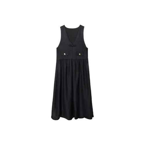 Eggka Sleeveless Dress Women's Black