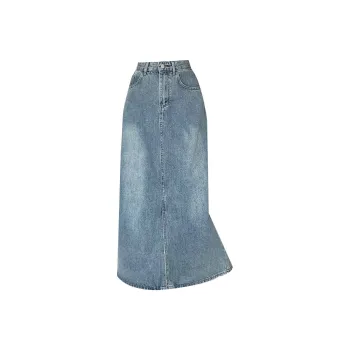 KAISER Denim Long Skirt Women's Blue