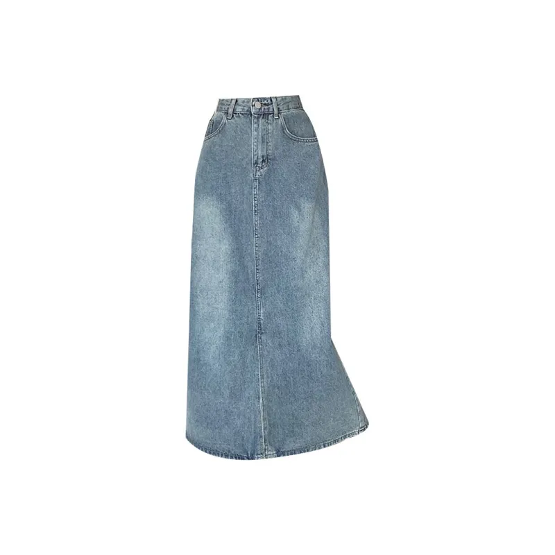 KAISER Denim Long Skirt Women's Blue-0
