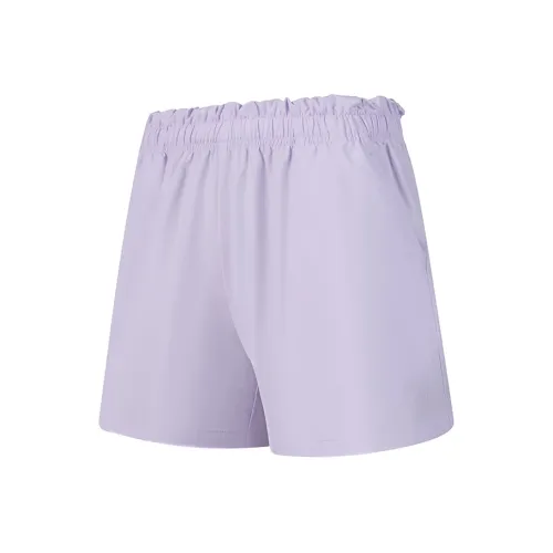 QIAODAN Casual shorts Collar Women's Taro Paste Purple
