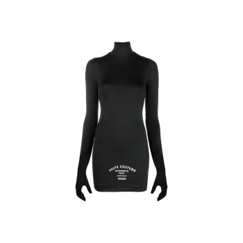Vetements Logo print Minidress