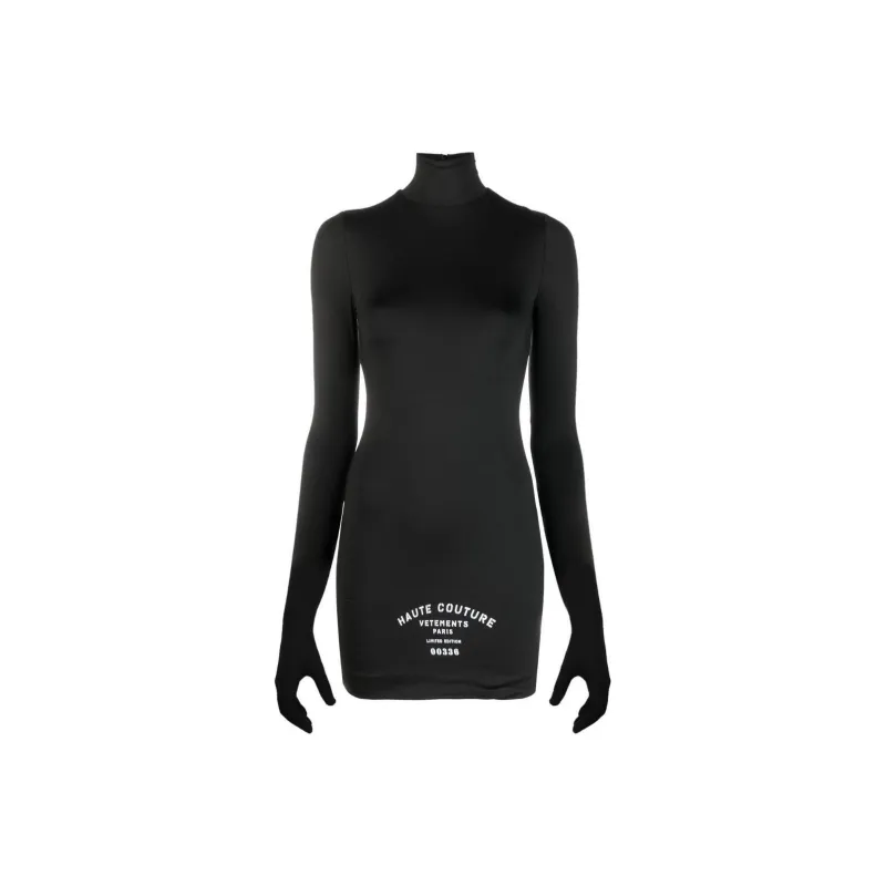 Vetements Logo print Minidress-0