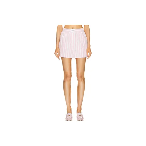 Alexander Wang Casual Shorts Women's Pink/White
