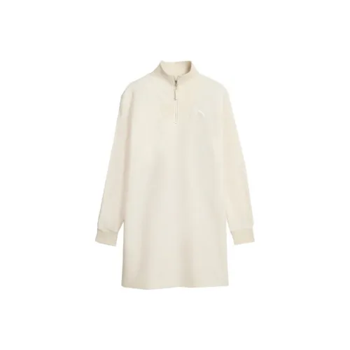 PUMA Long Sleeved Dress Women's Ecru