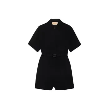 GUCCI Crêpe Cady Short Jumpsuit