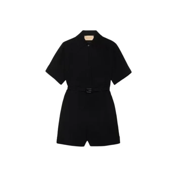 GUCCI Crêpe Cady Short Jumpsuit-0