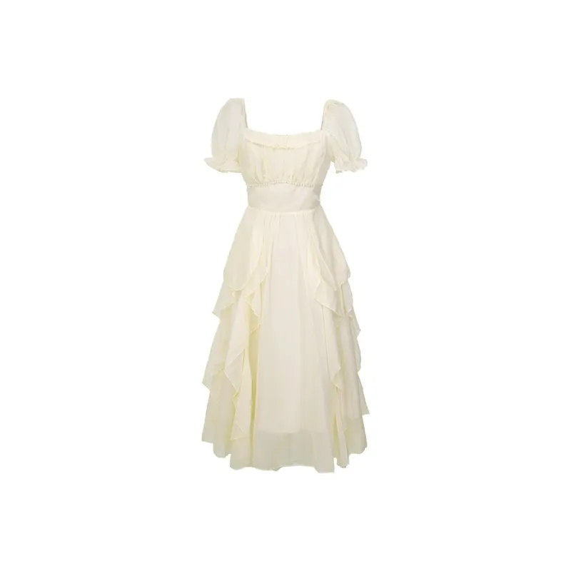 Qiuerle Short Sleeved Dresses Women's-0