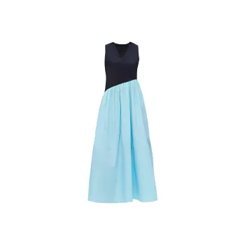 HDFULERN Sleeveless Dress Women's Stone Green
